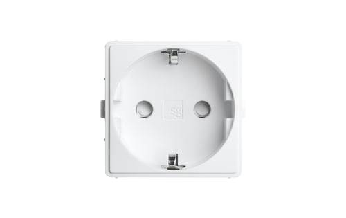 SG SG Stikkontakt Design+S Schuko 16A 1 modul Hvid Mat 1 STK