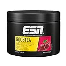 ESN Boostea, Cherry, 200 g, Booster mit Koffein, L-Theanin und Grüntee-Extrakt, vegan, geprüfte Qualität - made in Germany