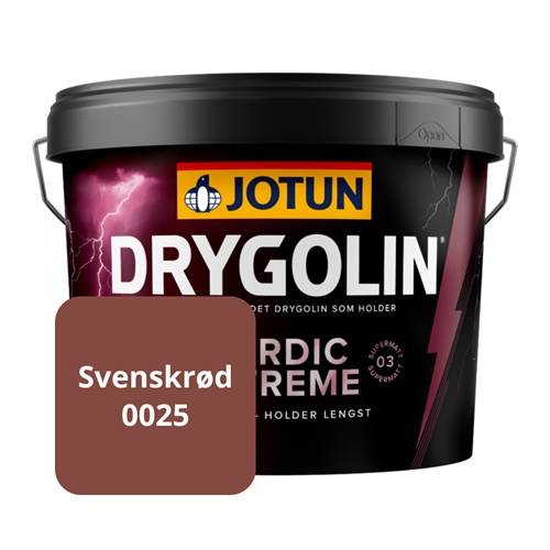 JOTUN DRYGOLIN NORDIC EXTREME SUPERMAT træbeskyttelse - Svenskrød 0025.