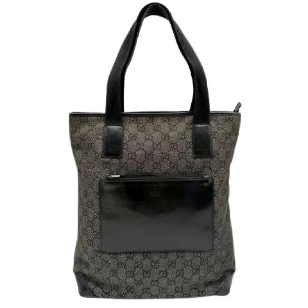 Gucci Vintage Pre-owned Canvas gucci-tasker - Vintage - Dame - Sort - ONE SIZE -