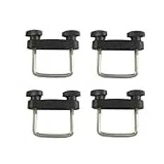 Biltakstänger Monteringssats För Takbox Monteringssats Heavy Duty Takbox U-Bult Clamp Kit Universal Hållbar Takräckesfästesats Bilmontering Takräcke korgbricka(60mm)