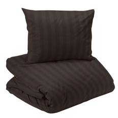 Hotellsatin Nolhaga Hem 2-dels påslakan, Choklad