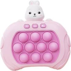Pop It-spil - Pop It Pro Light Up-spil Hurtig Push Fidget-spil Rosa Rosa Kanin Rosa
