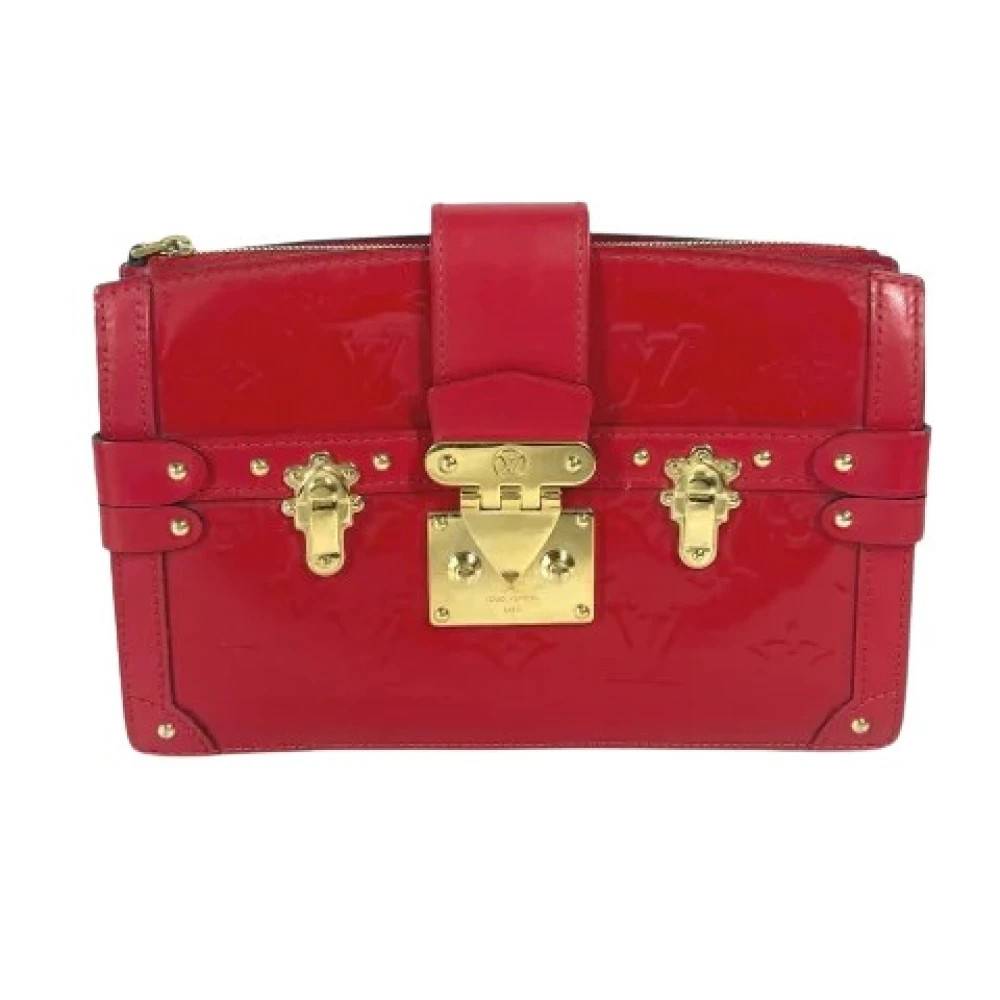 Louis Vuitton Vintage Pre-owned Vintage Monogram Vernis Clutch Taske - Vintage - Dame - Rød - ONE SIZE - Uld