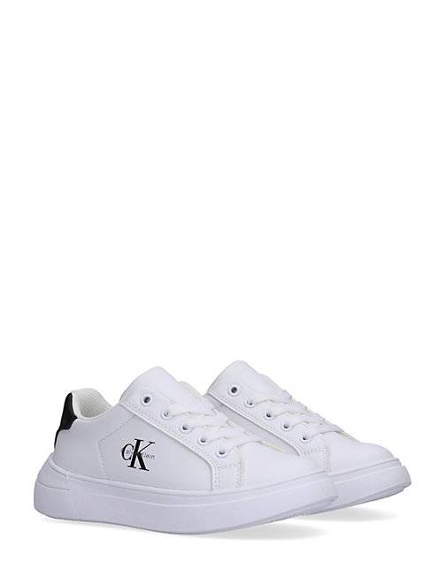 Kids Signature Logo Trainers - White - 31