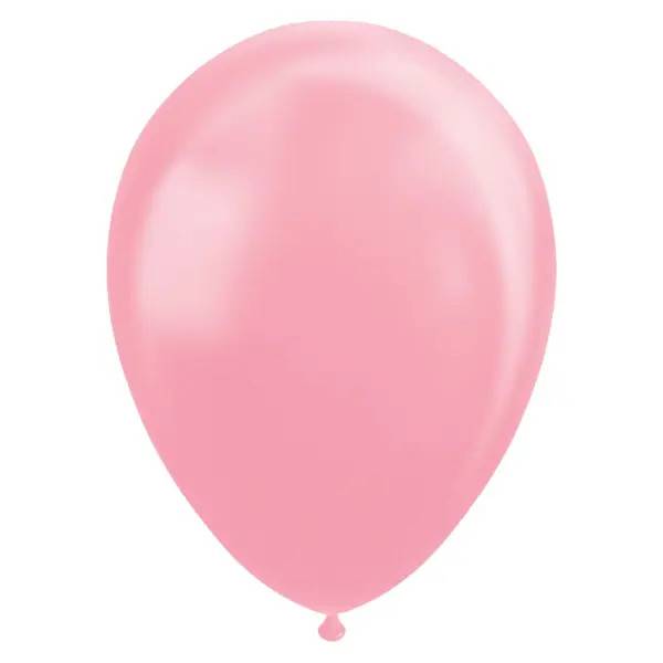 Pearl Lyserøde Balloner (10-pak)