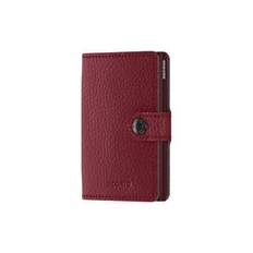 Miniwallet, vegetable tanned rosso/bordeaux