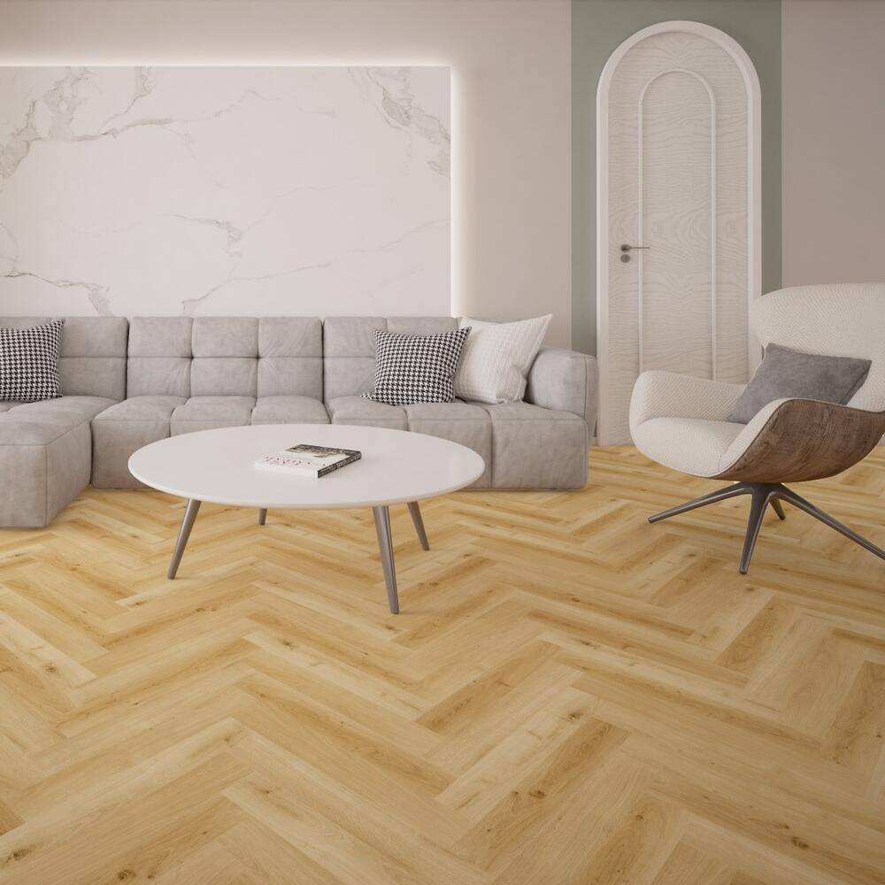 LVT vinylklik - Kingsize, Lys Natur - Sildeben 185.