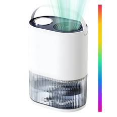 2-in-1 Dehumidifier and Air Purifier for Home with Colorful Light 70oz Portable Dehumidifier with US plug vit
