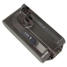 Dyson V10 batteri på 25,2 V.