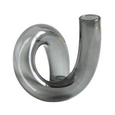 Glass Vase Irregular Hollow Out Elegant Modern Vase for Living Room Office Dining Table
