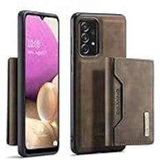 Phone Case Plånboksfodral till Samsung Galaxy A53 5G, läder 2 i 1 avtagbart magnetfodral med korthållare Stötsäkert fodral Kompatibel med Samsung Galaxy A53 5G Smartphone Baksida(Coffee)