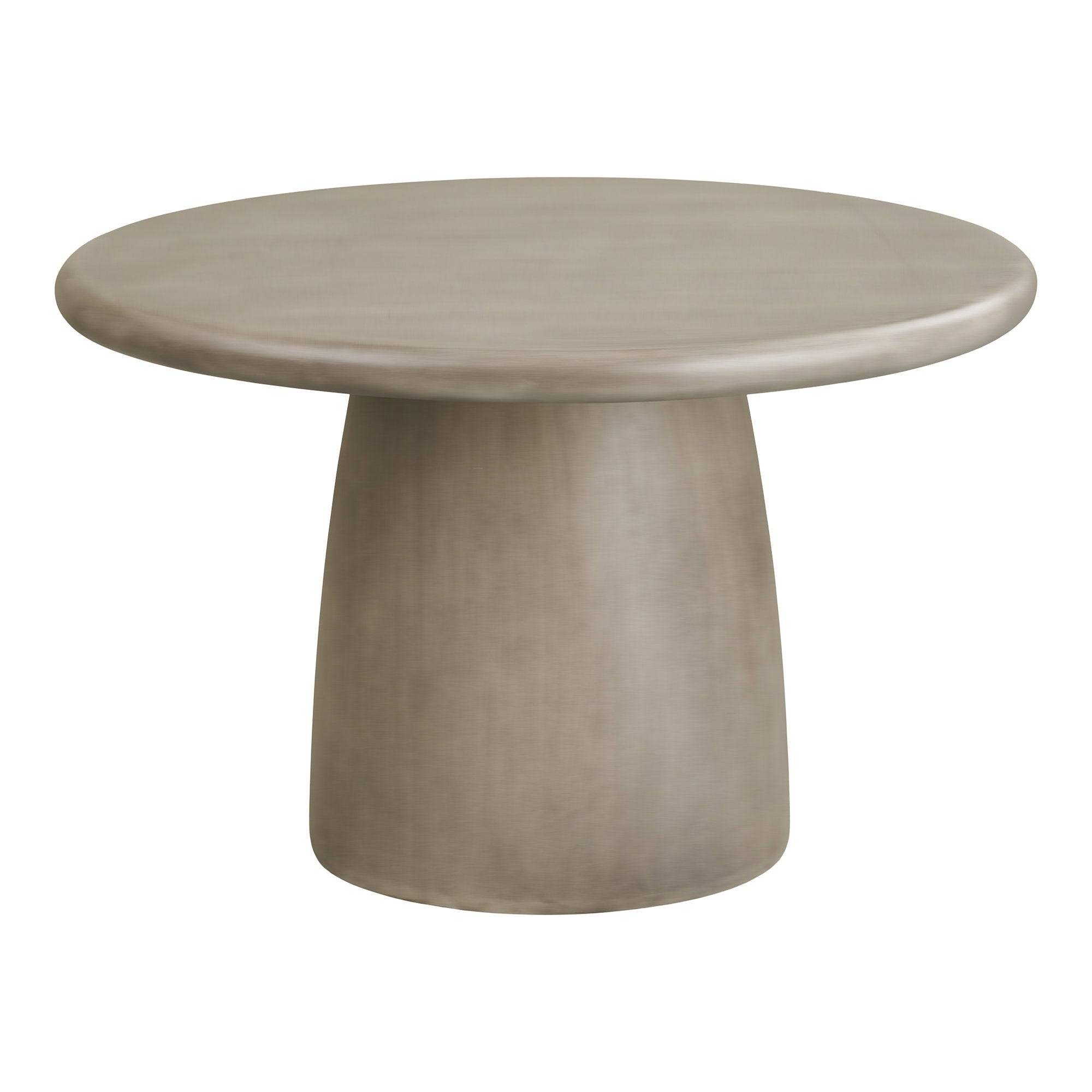 House Nordic, Bonnet matbord – fiberclay, grå, Ø120 × H75 cm