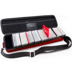 Quiver Time Red Card Case Perfect for MTG Premium Storage Box Case for Trading and Playing Cards Includes and 100 Apollo Card Sleeves - Decks, -