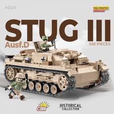 COBI-2529 STUG III Ausf. D - tysk WWII tank från Afrikakåren