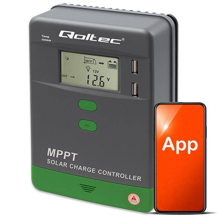 Qoltec Mobil laddare för elbil EV med reglering 2 i 1 Typ2 | 11kW | LCD | 3-fas | CEE 32A | Portabel | Väggbox | 5m