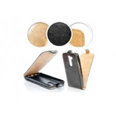 Iphone X / XS cover - flip med magnet - sort