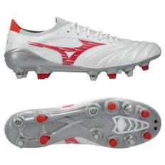 Mizuno Morelia Neo Iv Beta Elite Sg Charge - Vit/radiant Red - Soft Ground (Sg) - ['Vit', 'Röd'] (40)