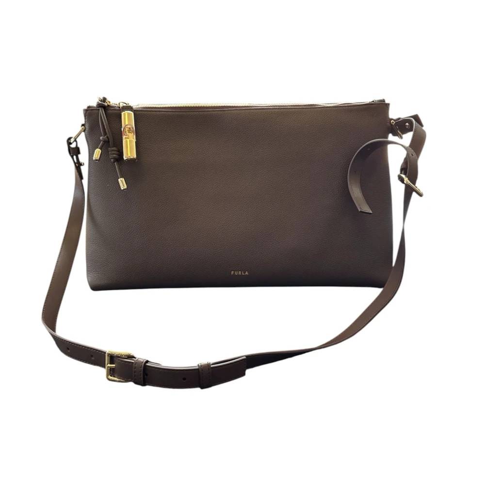 Furla - Debby Axelremsväska med dragkedja Väskor - Dam - ONE Size - Läder