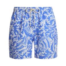 Polo Ralph Lauren, Badkläder, Herr, L, Läder, Fisk Korall Ljusblå Simbyxor - blue (L)