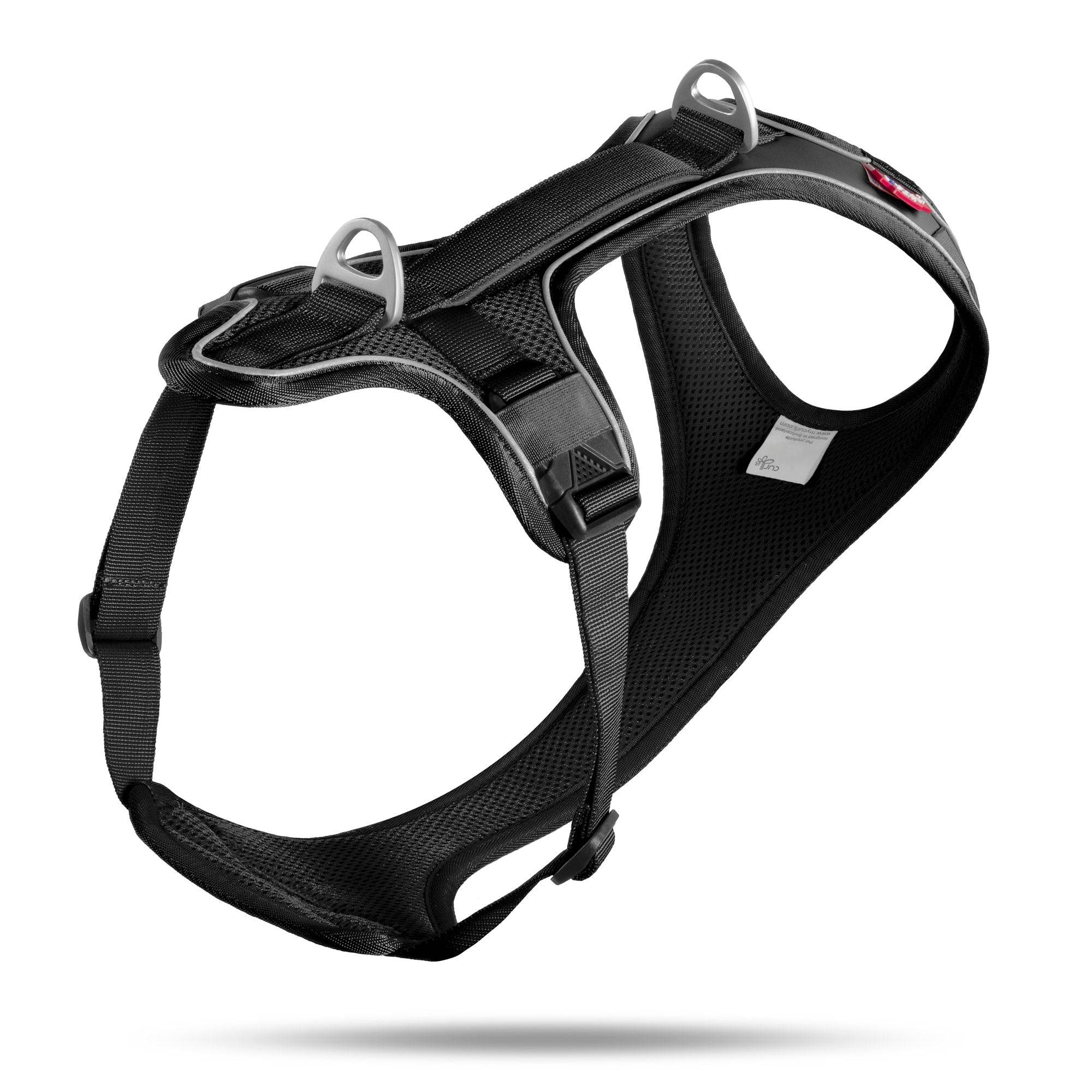 Curli Belka comfort harness sort hundesele til hunde fra 15-45 kg.