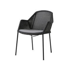 Cane-line Breeze havestol - Sort - Natté grey