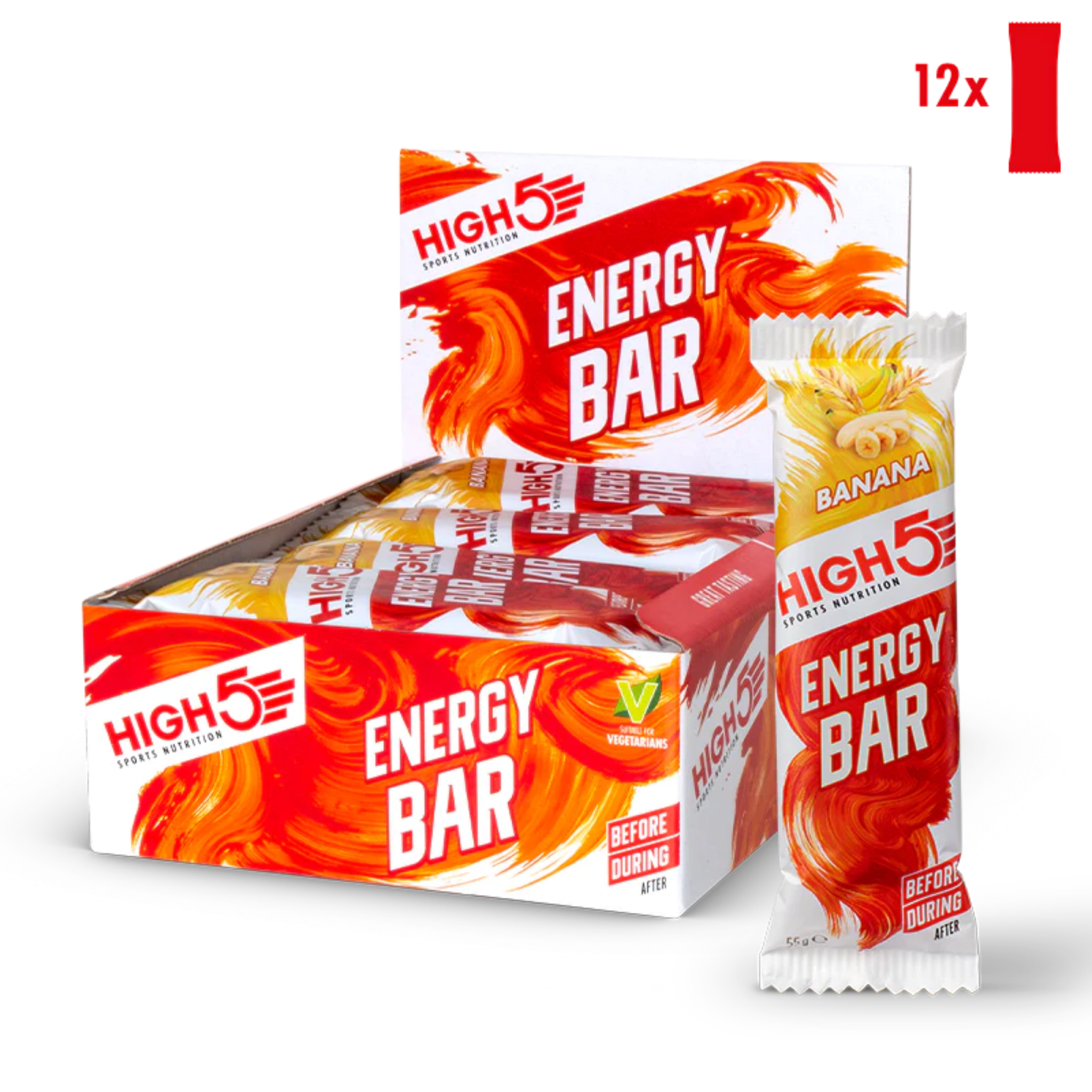 High5 Energibar Banana (12 x 55g) - Default Title