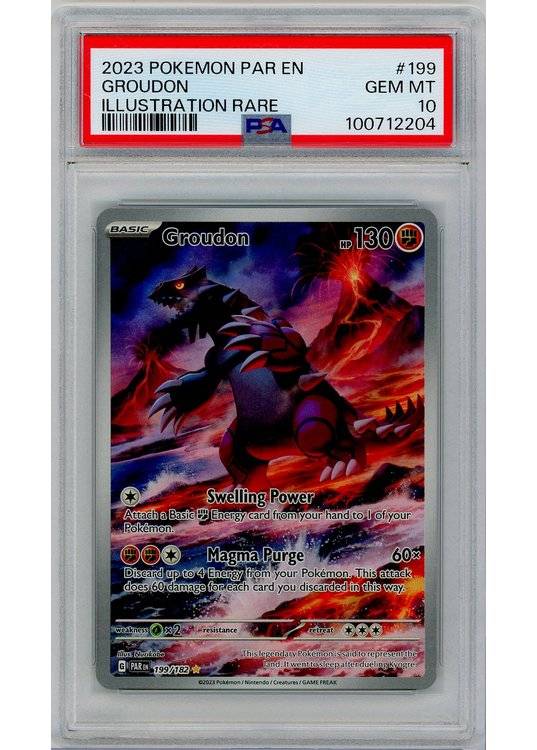 Groudon - 199/182 - PSA 10.