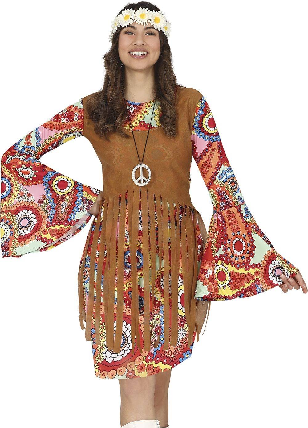 Hippie kostume XL