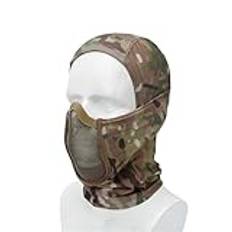 Tactical Balaclava, Helmask Helmet Mesh Airsoft Mask Jakthuvudbonader Med Liner Cap For Sport(CP)