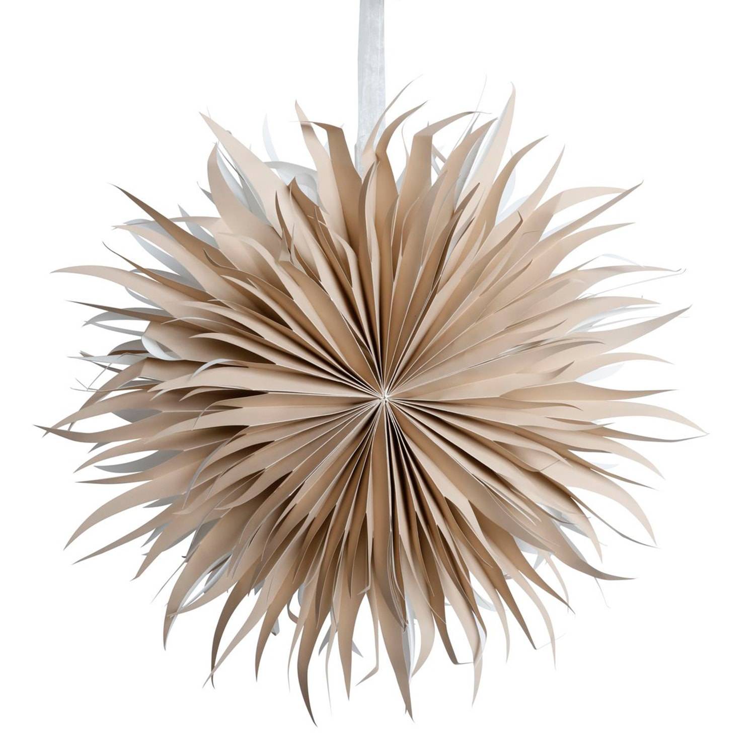 Stjernsund hängande adventsstjärna Snowflake 50cm Brun