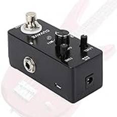 Guitar Distortion Pedal, Full Metal Shell Gitarrpedal Gitarreffektpedal True Bypass Elgitarreffektpedal för Elgitarr