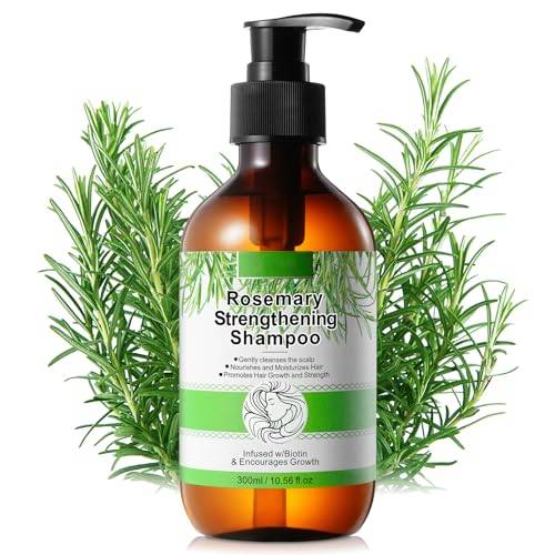 Rosemary mint schampo för håravfall - uttunnande hår - män och kvinnor-biotin berikat - för normal till fet
