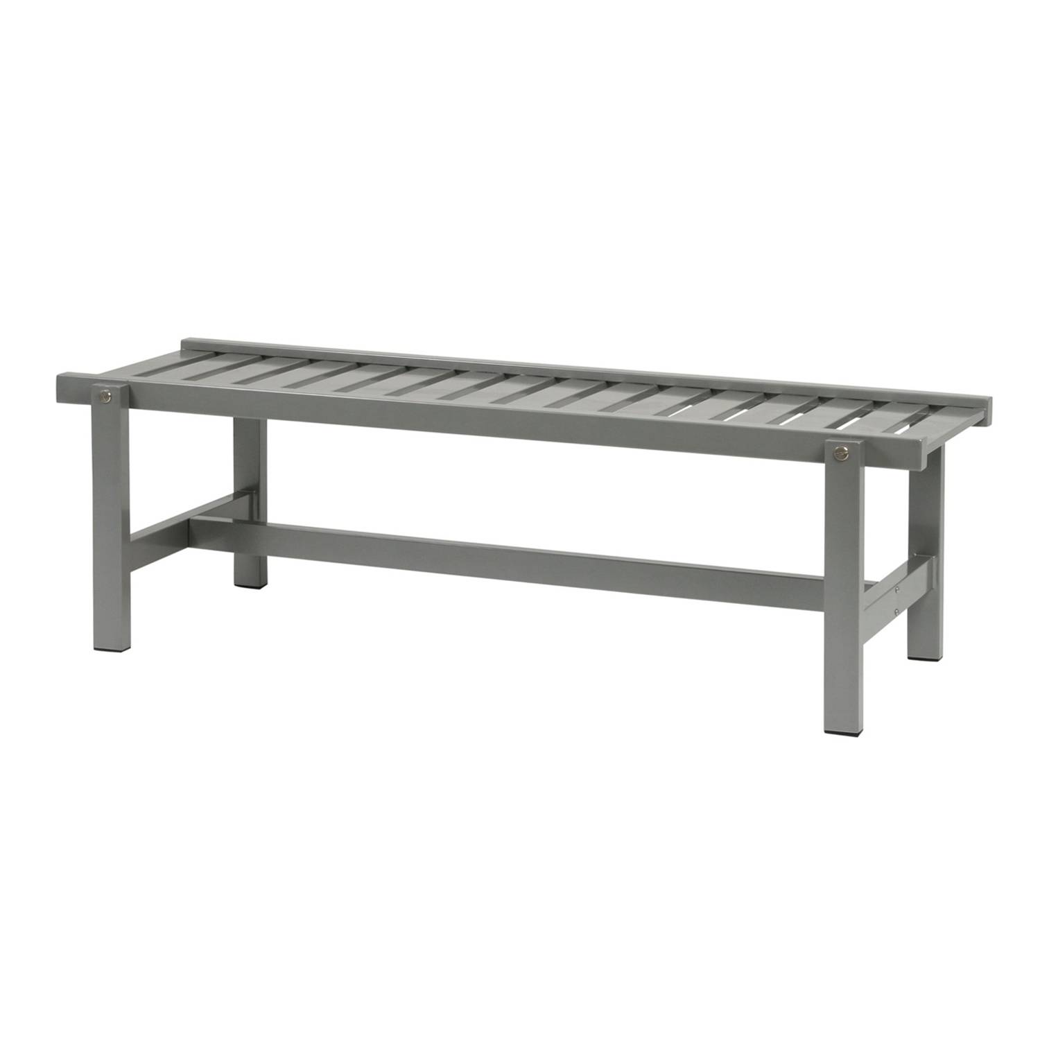 Fri Form - Bænk aluminium grå - Havebænke - Elsa Stackelberg - Metal