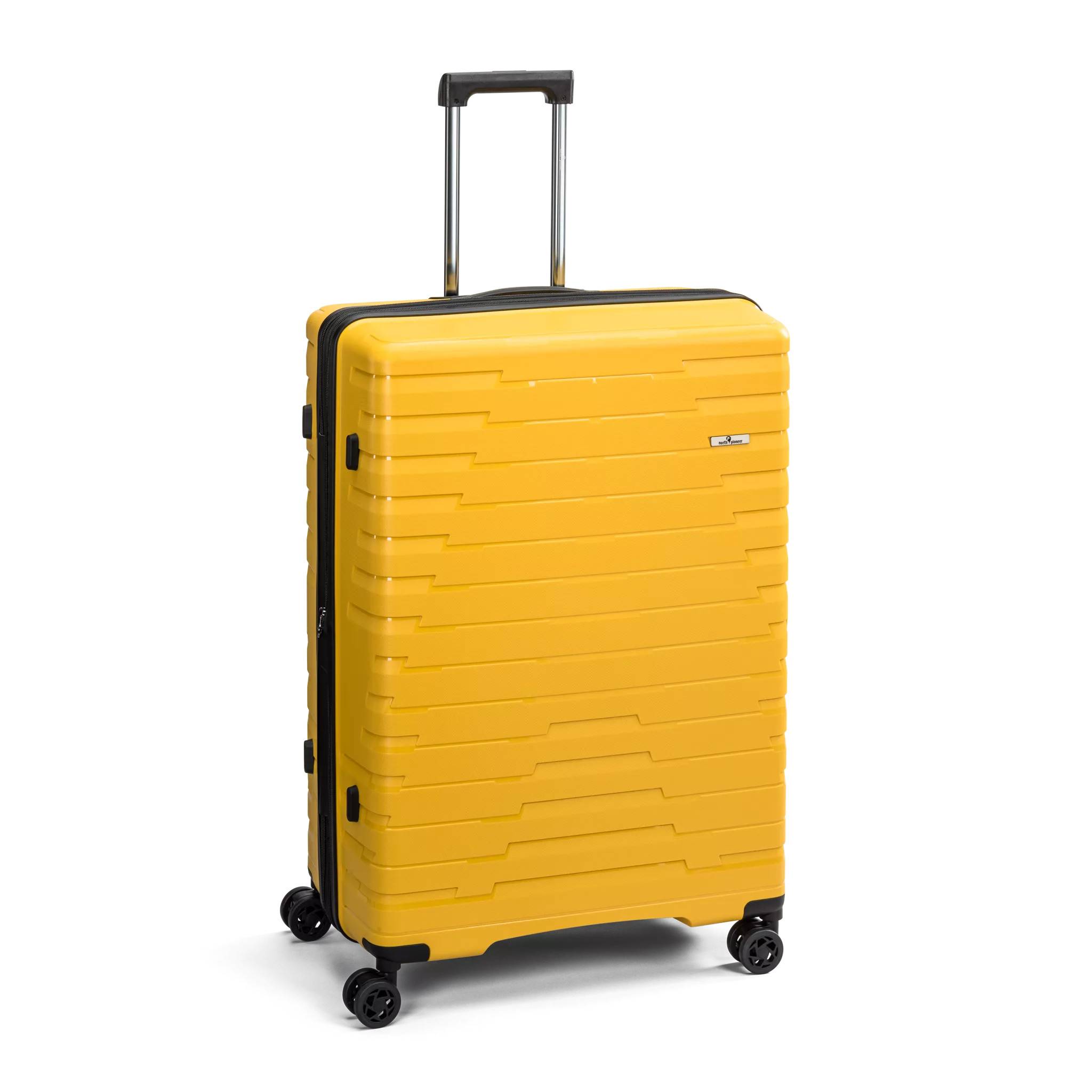 North Pioneer Tromsø Stor resväska 76 cm Expanderbar Yellow