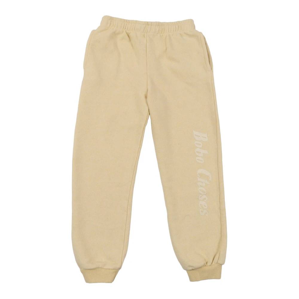 Bobo Choses Pantalone tuta - Kids - unisex - Gul - 122 CM - Bomuld