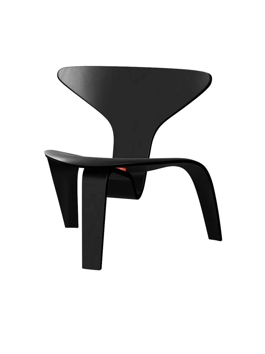 PK0 A™ Stol fra Fritz Hansen Sort ask - Jacobsen Plus