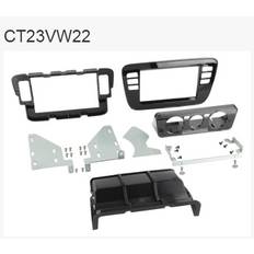 2 Din monterings ramme VW Up 2012-2017 antrasit sort