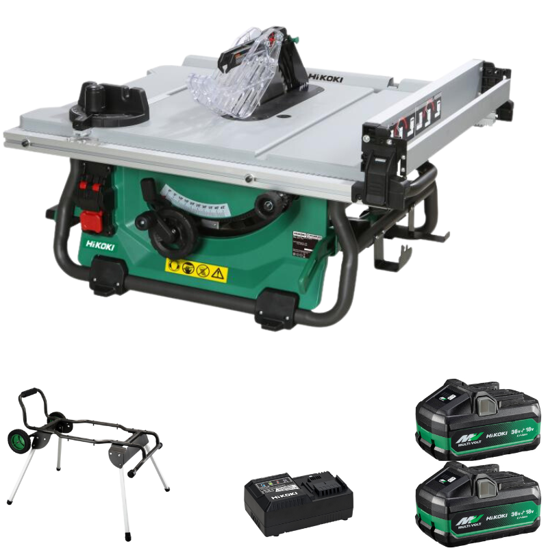 HiKOKI C3610DRJ Bordssåg 36V 254mm Komplett