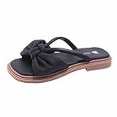 plattformsskor 2024 vinter flickor strandtofflor barn sommar tofflor sandaler småbarn sovrum poolskor ledig toffel fusktofflor flip flops tofflor, D 996 Svart, 12.5 UK Wide