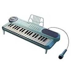 Piano Keyboard, Children Electric Piano, Interactive Learning Piano, 37 Keys Keyboard Toy, 37 Keys Electronic Piano Toy with Microphone Interactive Learning Keyboard for Early Childhood Development