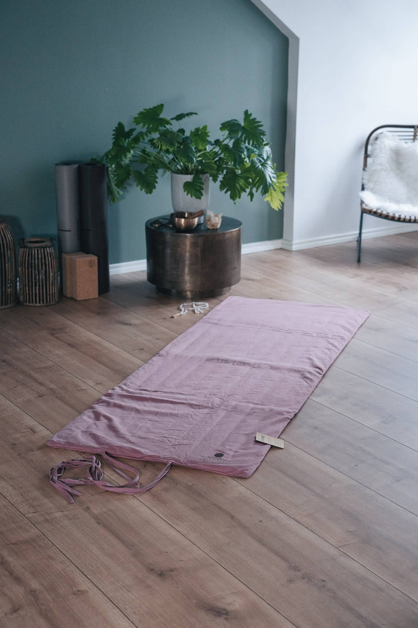 Calm Organic Cotton Yin Futon mat - Rose - Default Title