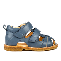 Angulus Sandal med velcro lukning, Blue Fog - 27