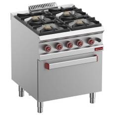 Diamond gaskomfur 4 blus med gasovn - Optima 700 serie
