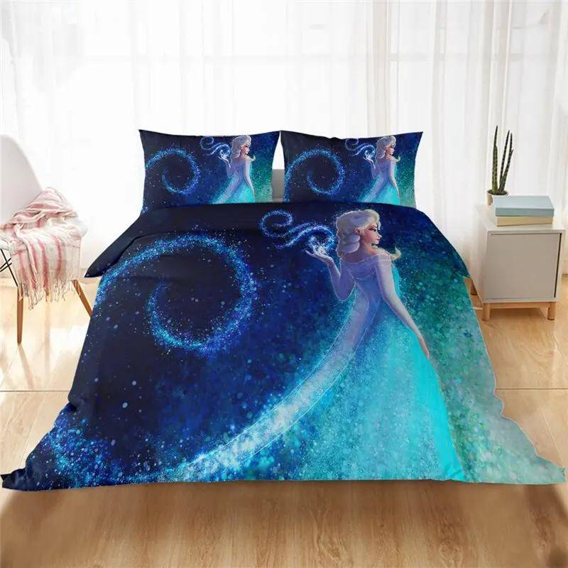 Påslakan Elsa med Glittrande Detaljer, 180 x 210 cm