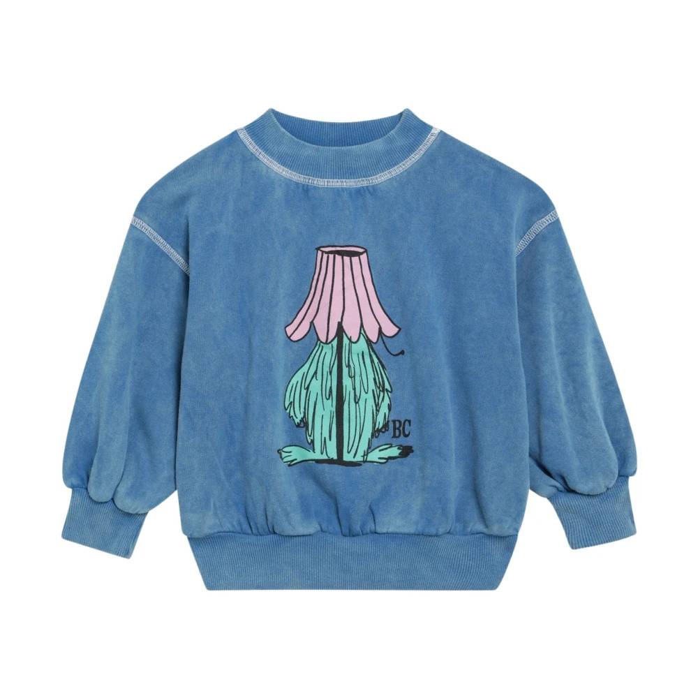 Bobo Choses Hidden Monster Sweatshirt - Kids - unisex - Blå - 92 CM - Bomuld