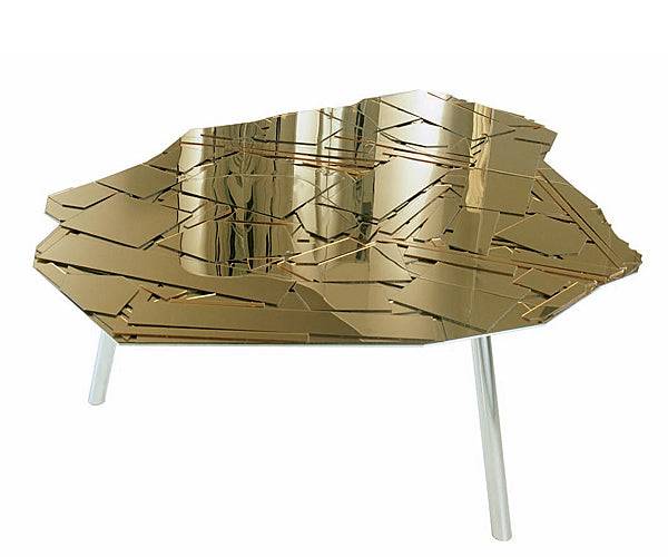 Edra Brasilia bord - 125x90x42cm - Yellow