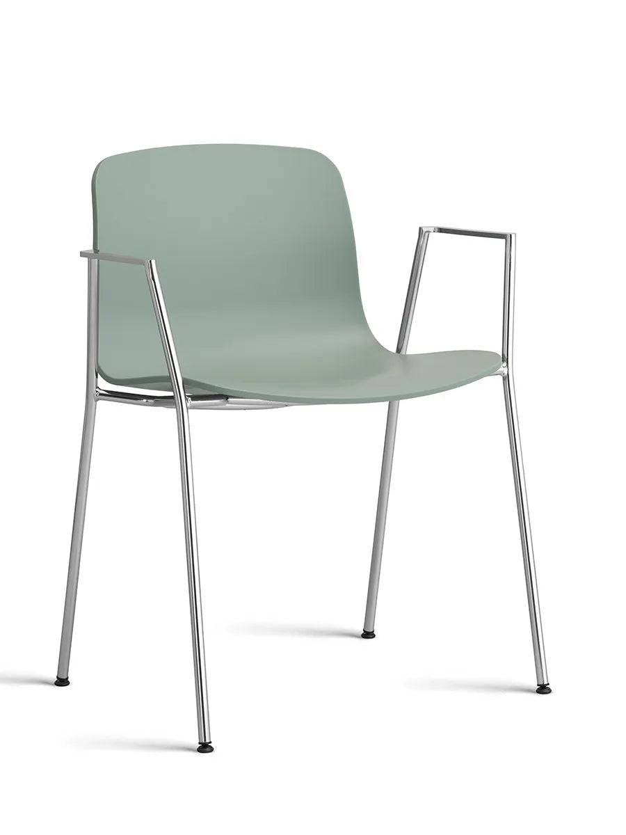 About a Chair AAC18 fra Hay Fall Green / Forkromet stål - Jacobsen Plus