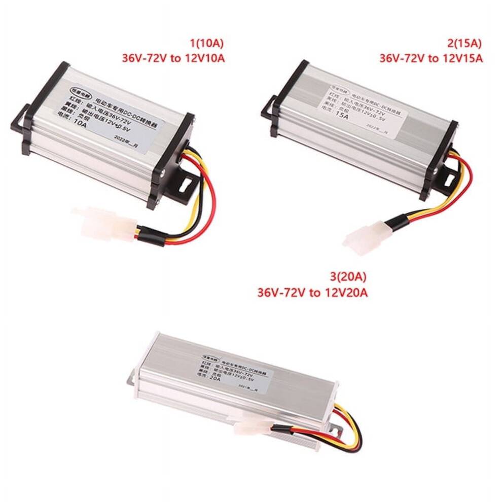 DC36V48V60V72V til12V10/15/20A180W DC-konverter elektrisk strømtransformator