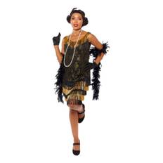 20'erne Gatsby Kjole Kostume - Medium